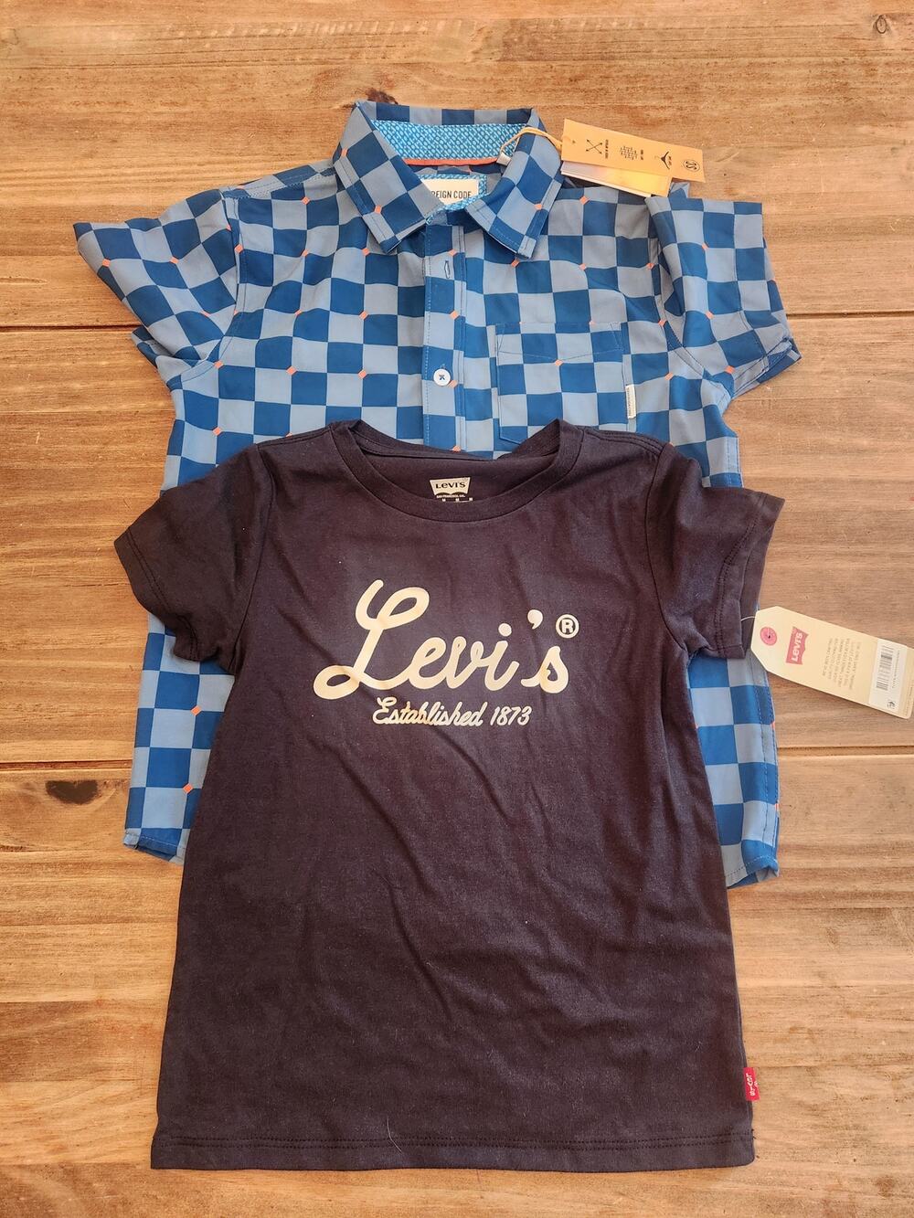 NWT Boy's Shirt Bundle Levi's Sovereign Code S/7